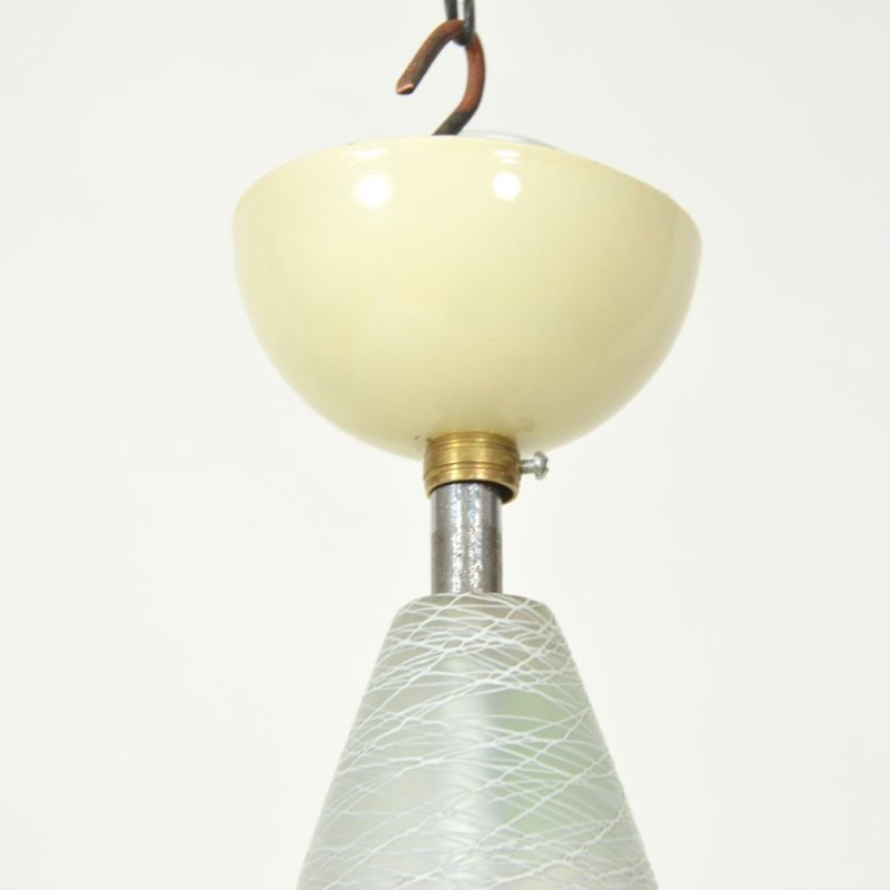 Unique glass ceiling lamp