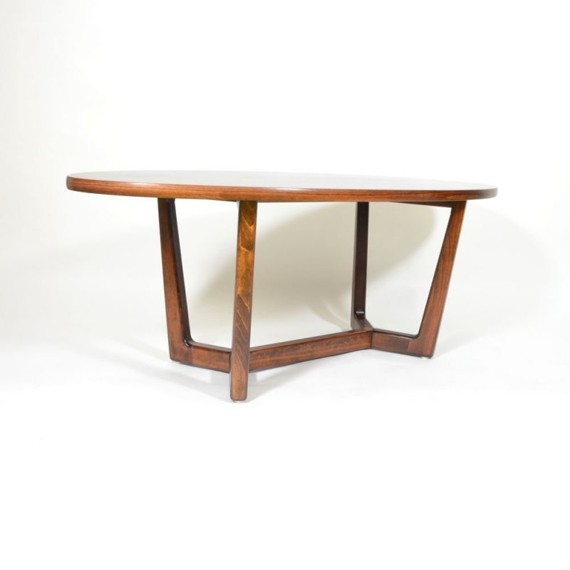 Mahogany veneered coffee table