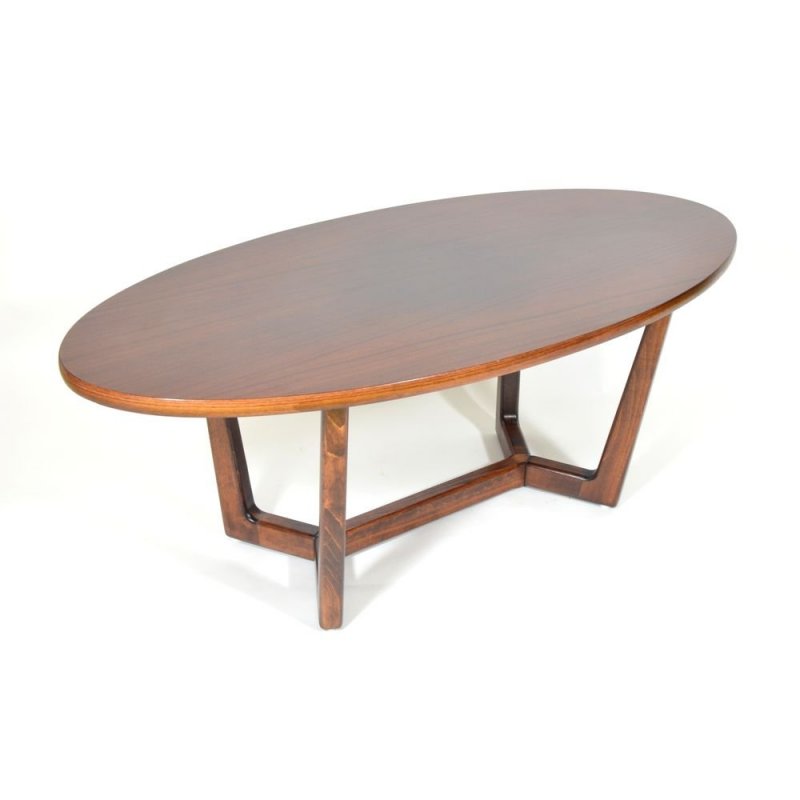 Mahogany veneered coffee table