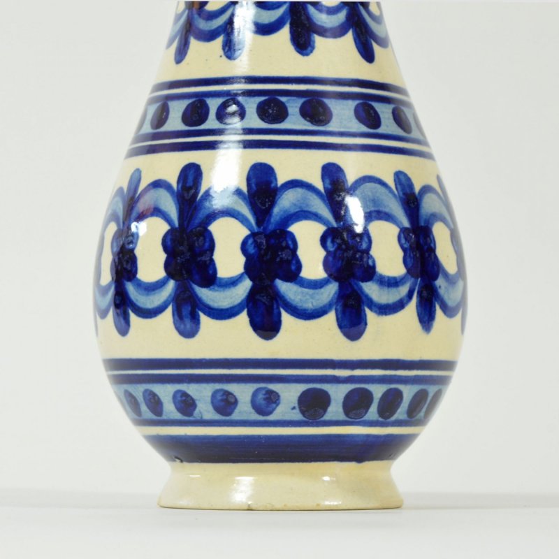 Folk decorated vase 