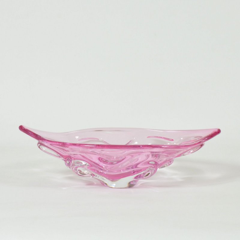 Free blown glass bowl