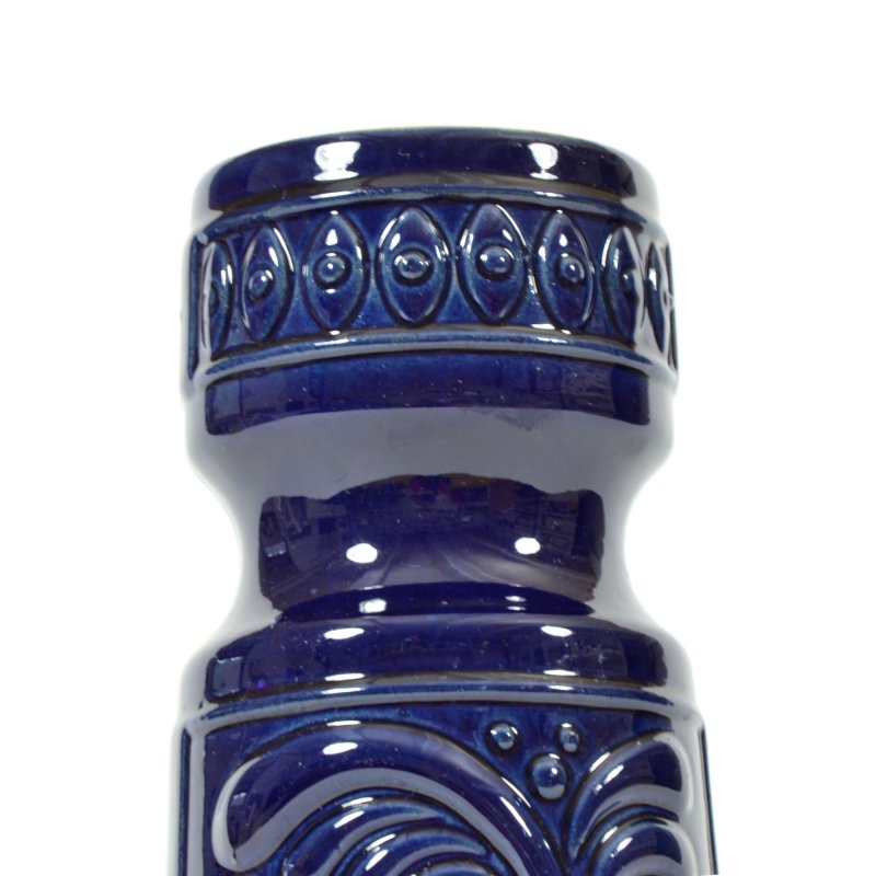Blue pottery vase