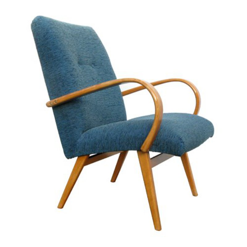 Blue armchair