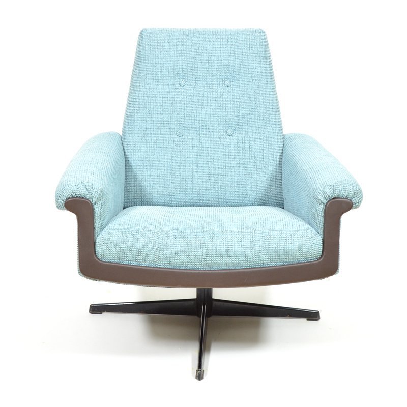 Blue armchair