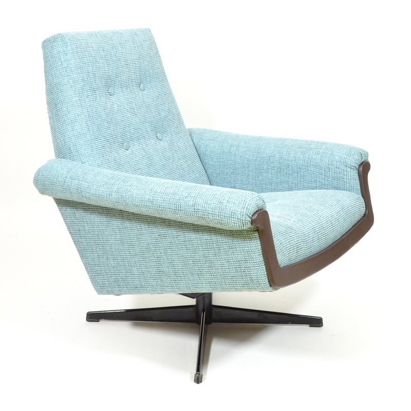 Blue armchair