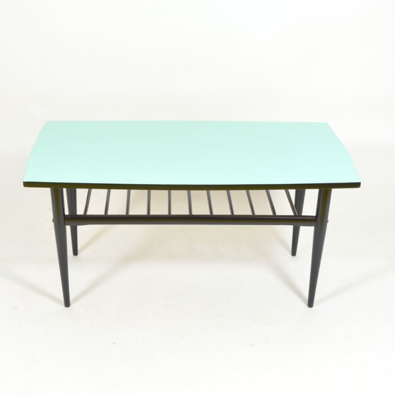 Blue coffee table