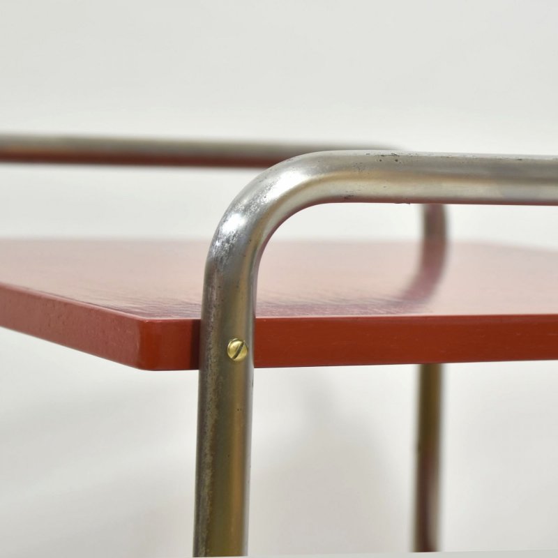 Side table with shelves