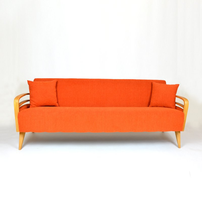 Orange sofa