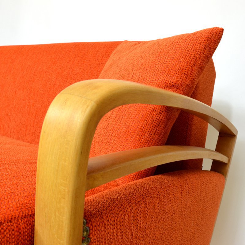 Orange sofa