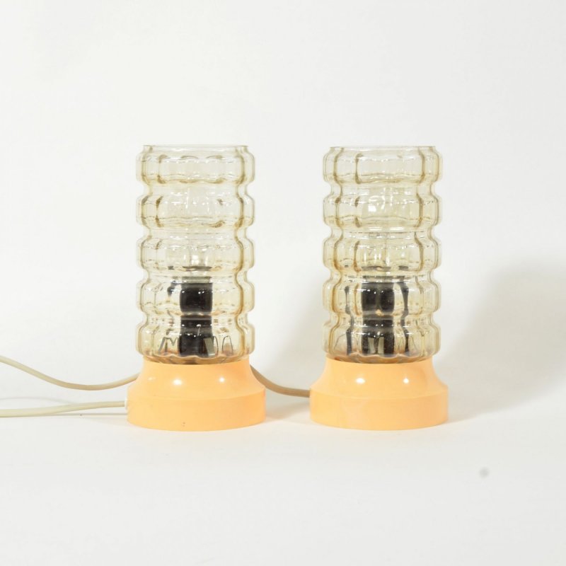 Vintage bedside table lamps