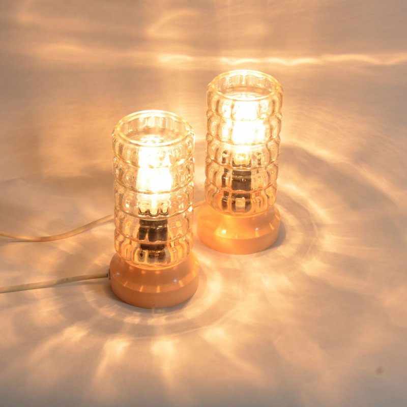 Vintage bedside table lamps