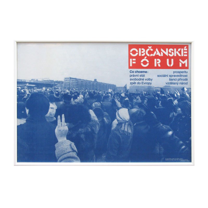 Poster "Občanské fórum"