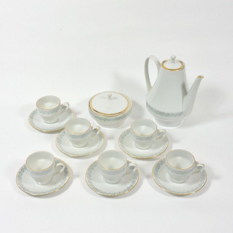 Porcelaine coffee set