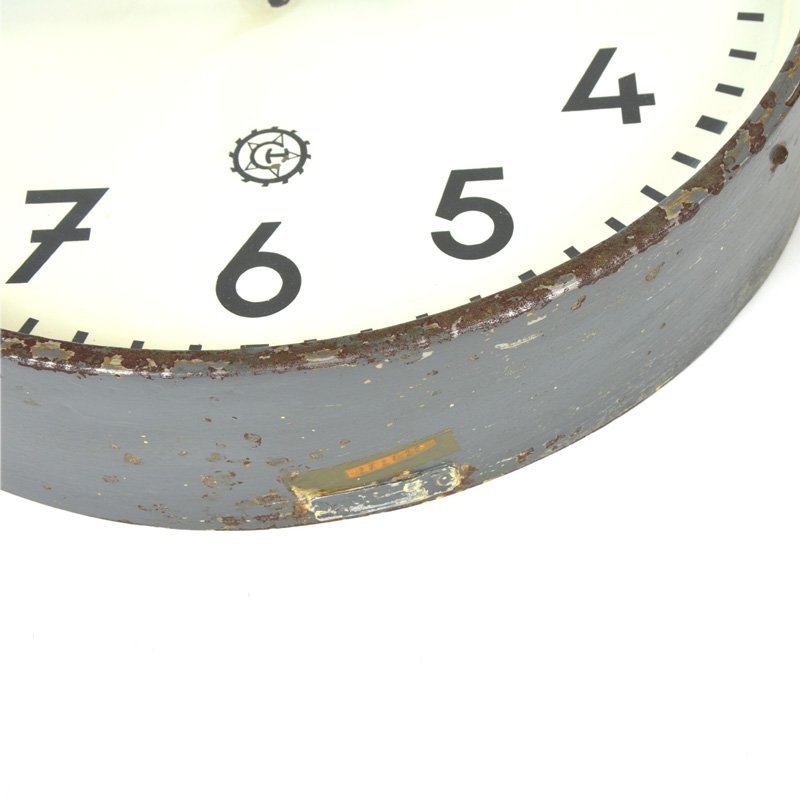 Industrial wall clock