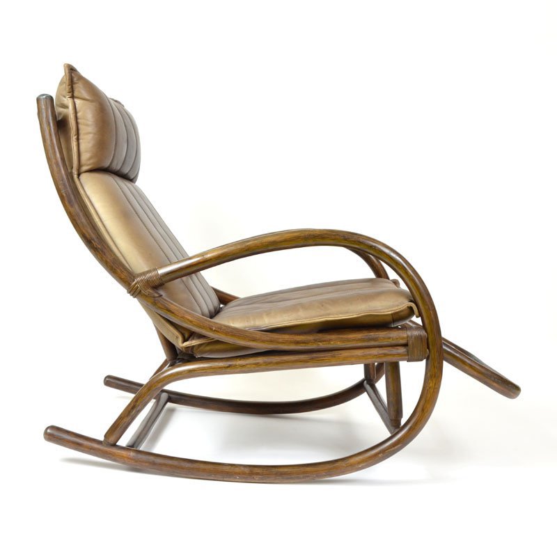 Rattan rocking-chair