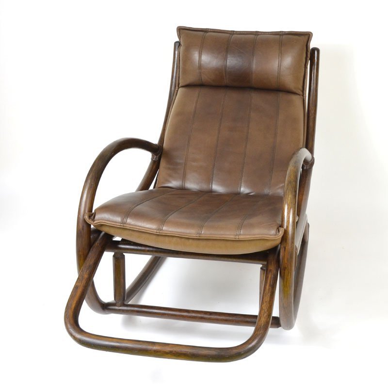 Rattan rocking-chair