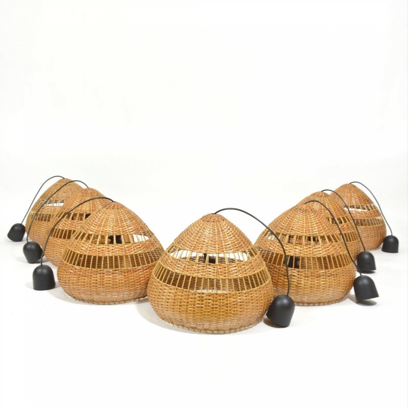 Rattan pendants 