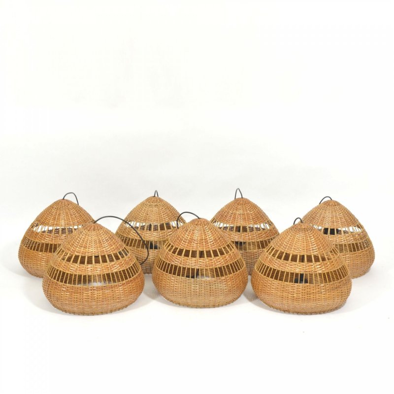 Rattan pendants 