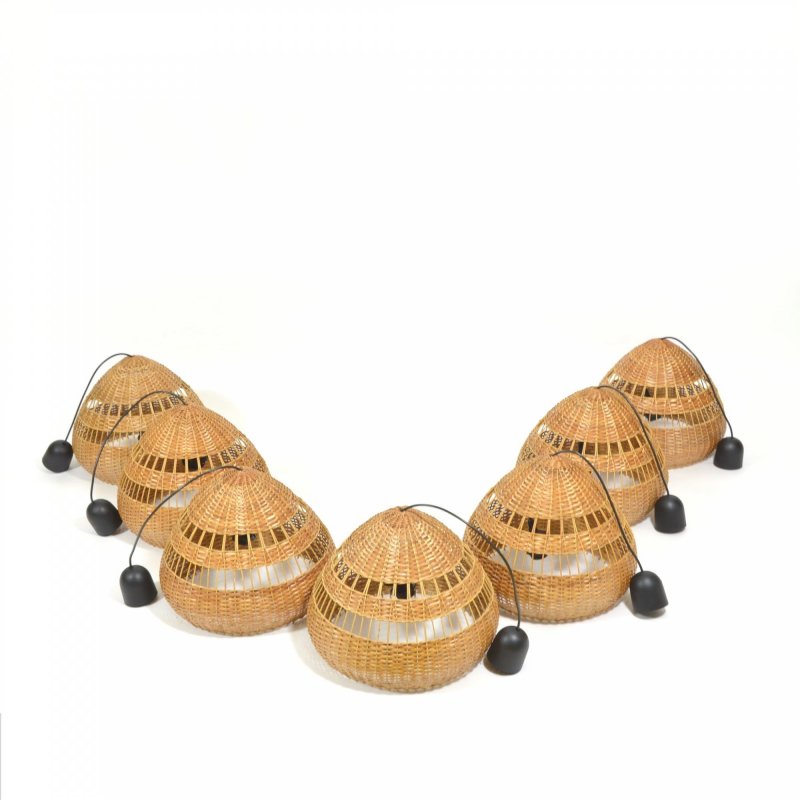 Rattan pendants 