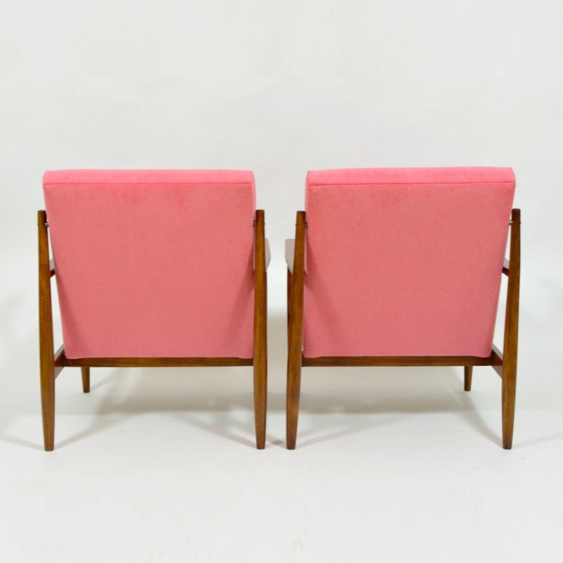 Pink TON armchairs