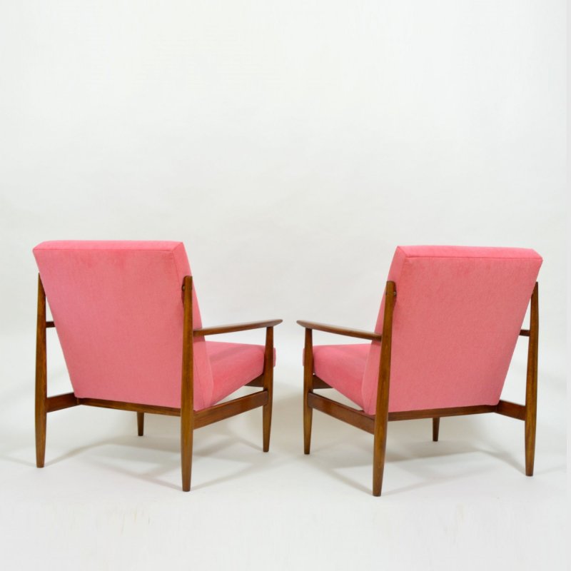 Pink TON armchairs