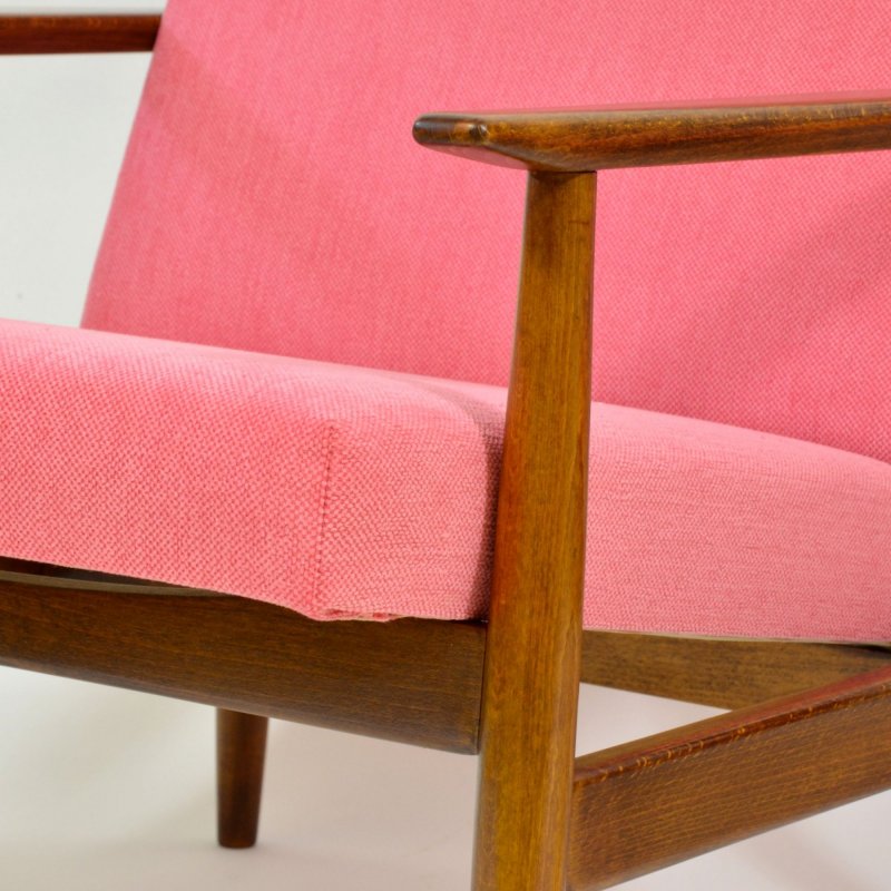 Pink TON armchairs