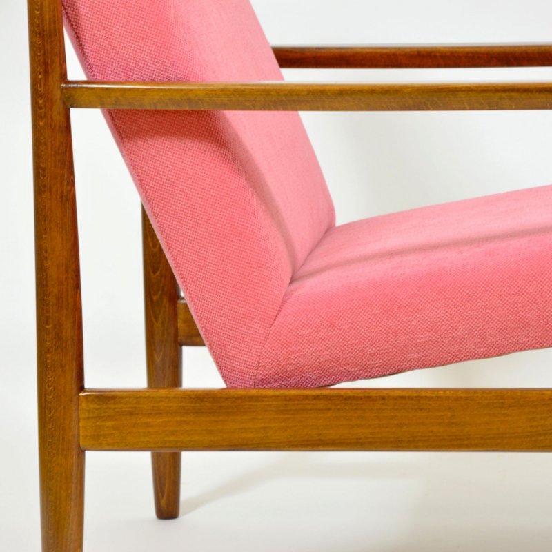 Pink TON armchairs