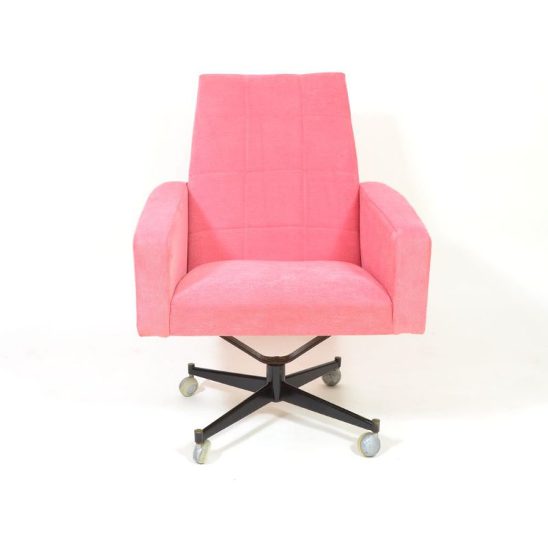 Pink armchair