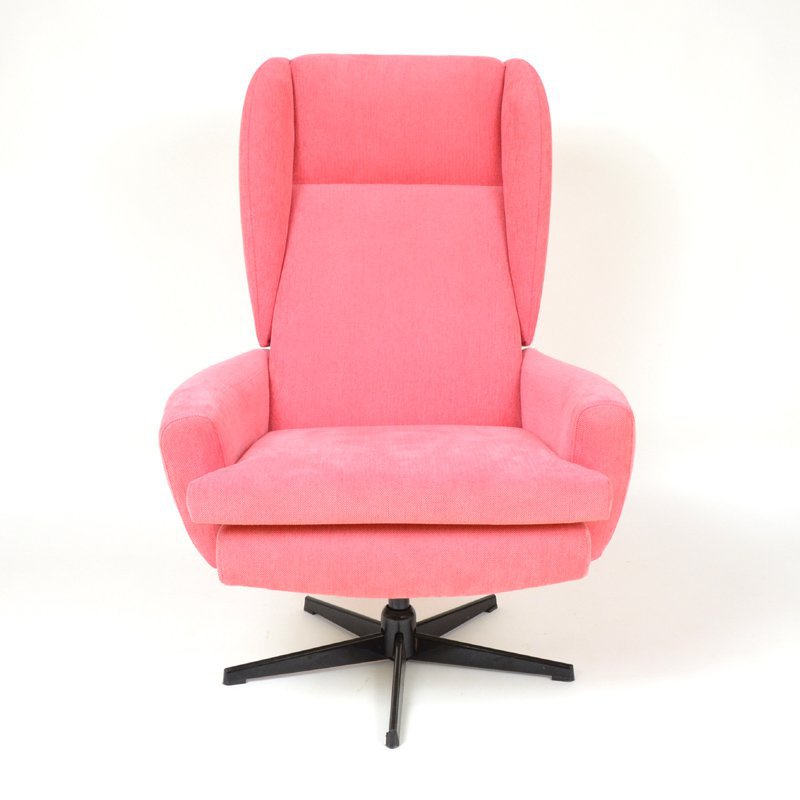 Pink armchair