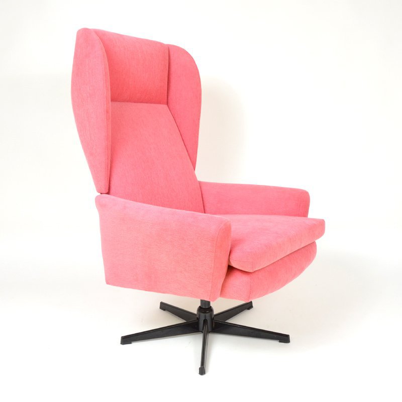 Pink armchair