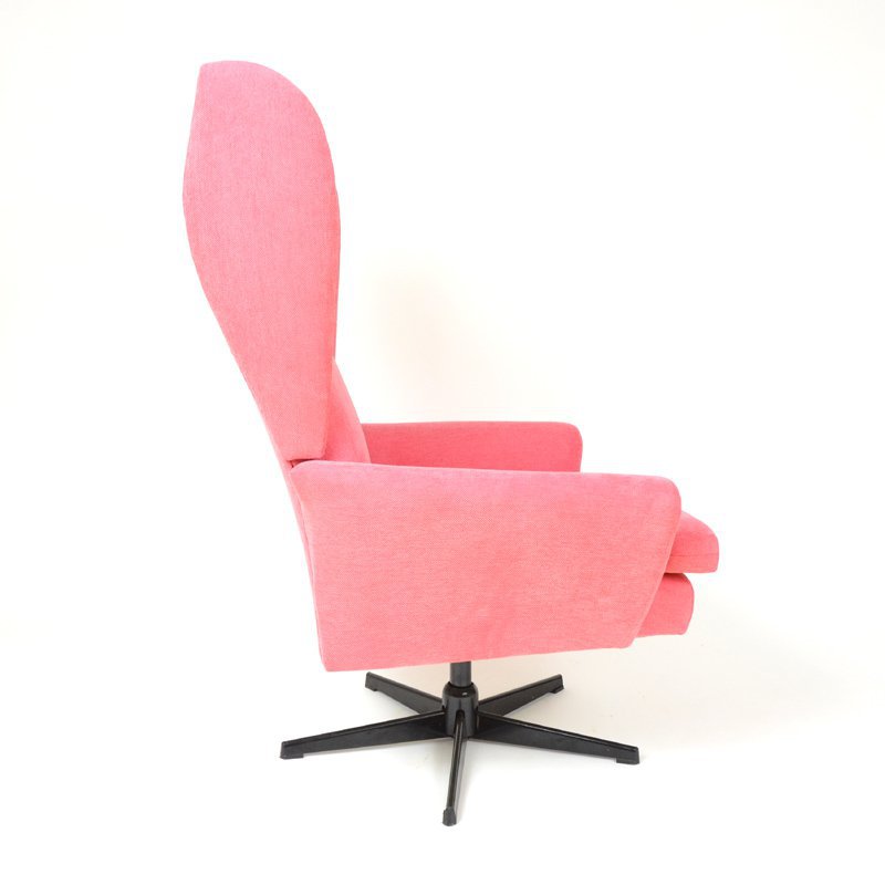 Pink armchair