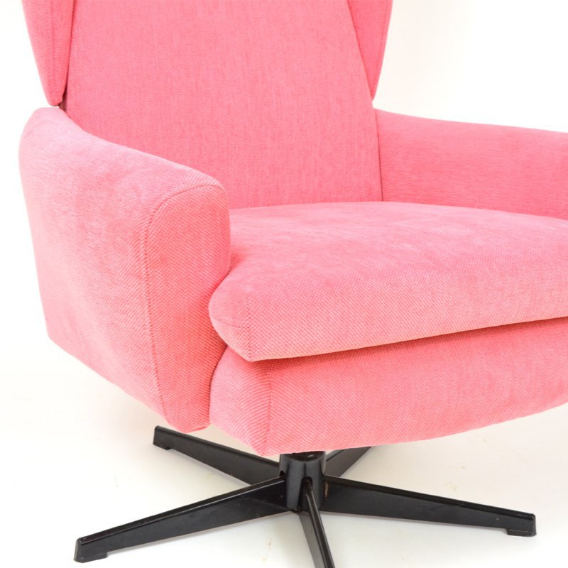 Pink armchair