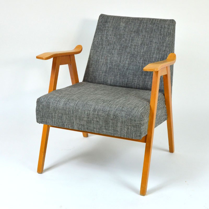 Grey armchair