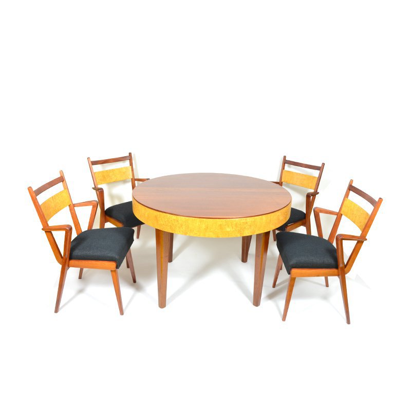 Set of table with chairs