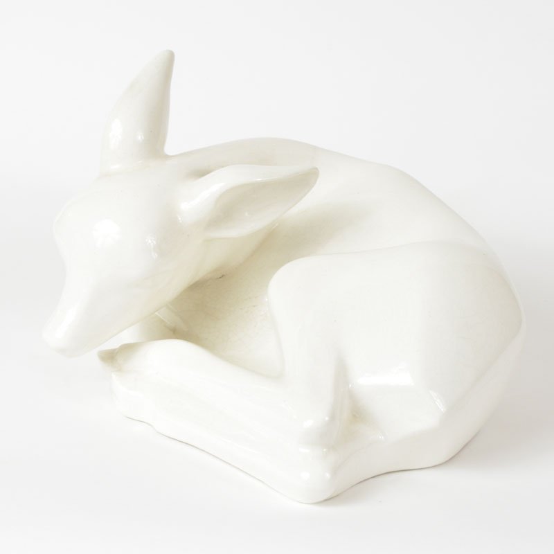 Fawn statue