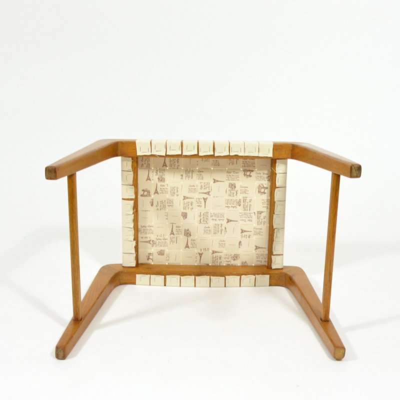  Woven beech stool