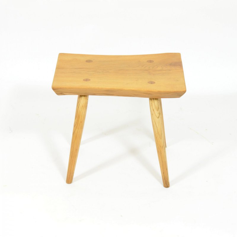 Ash wood stool