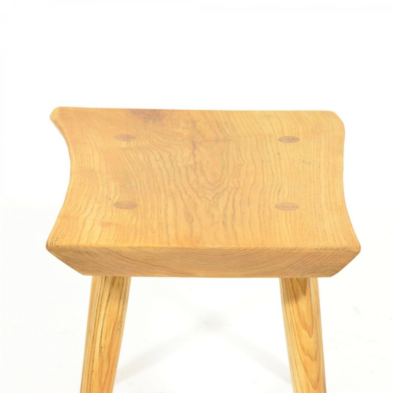 Ash wood stool