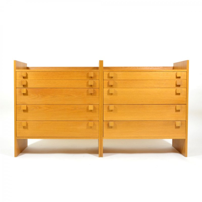 Set of two chest of drawers by Krásná Jizba / ÚLUV