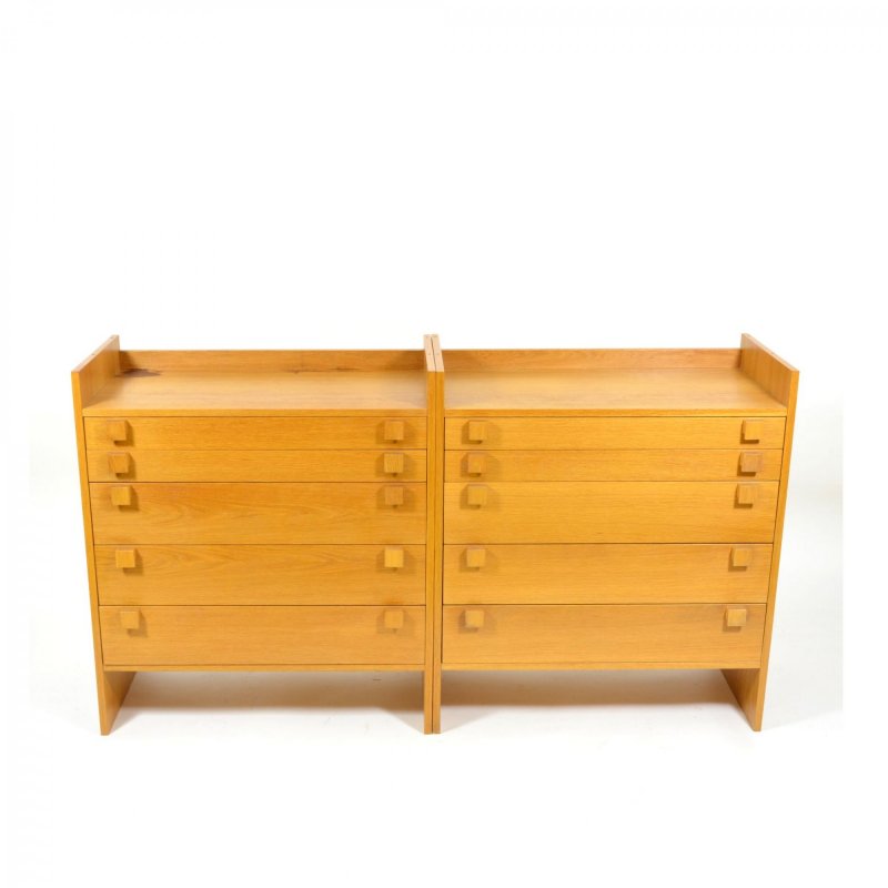 Set of two chest of drawers by Krásná Jizba / ÚLUV