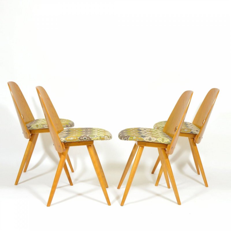 Tatra chairs by František Jirák, set of 4