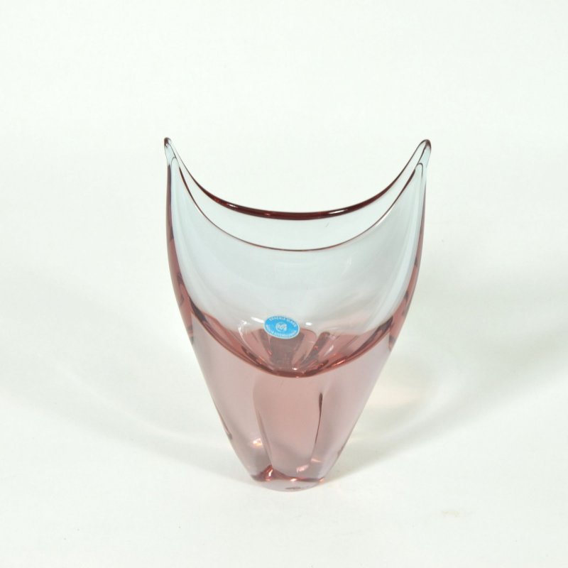 Bohemia crystal blown vase