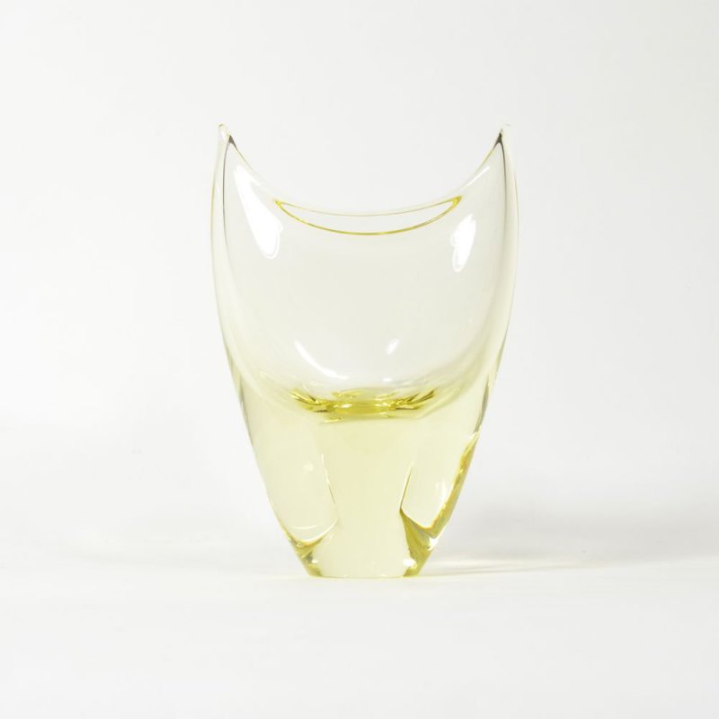 Free-blown glass vase