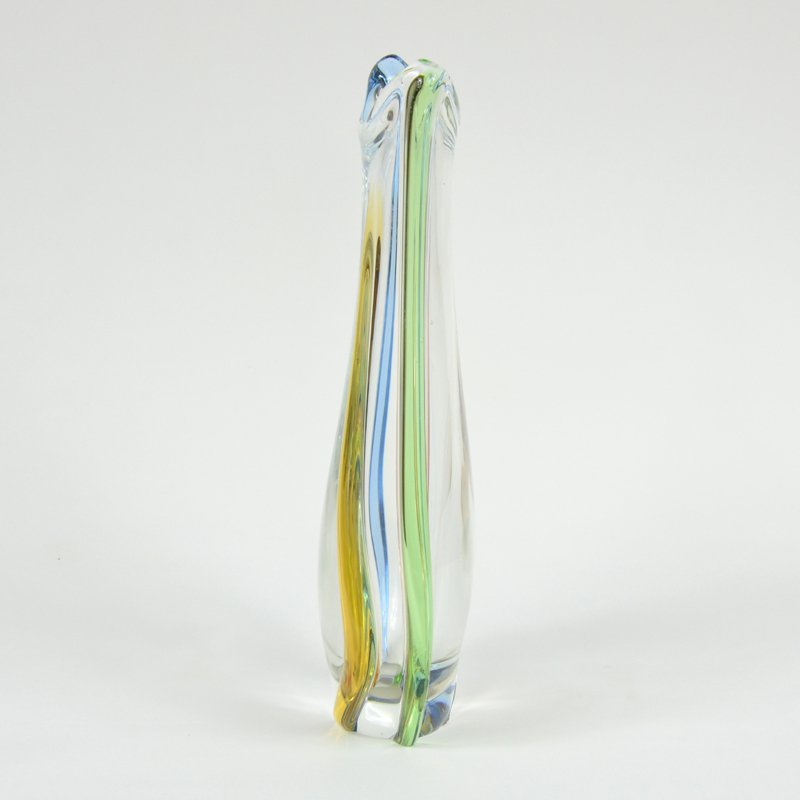 Blown-glass vase