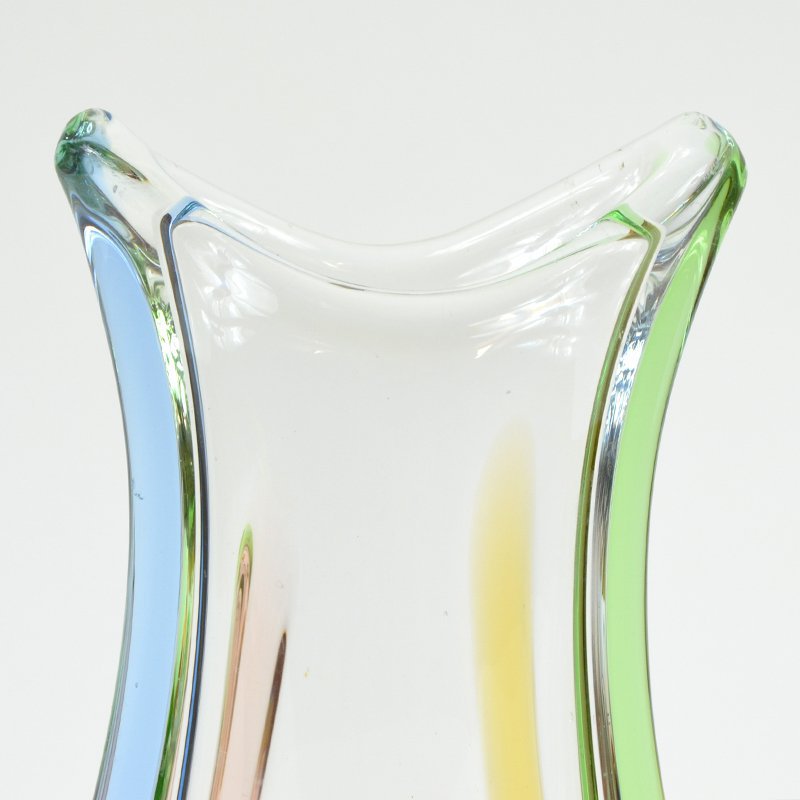 Blown-glass vase