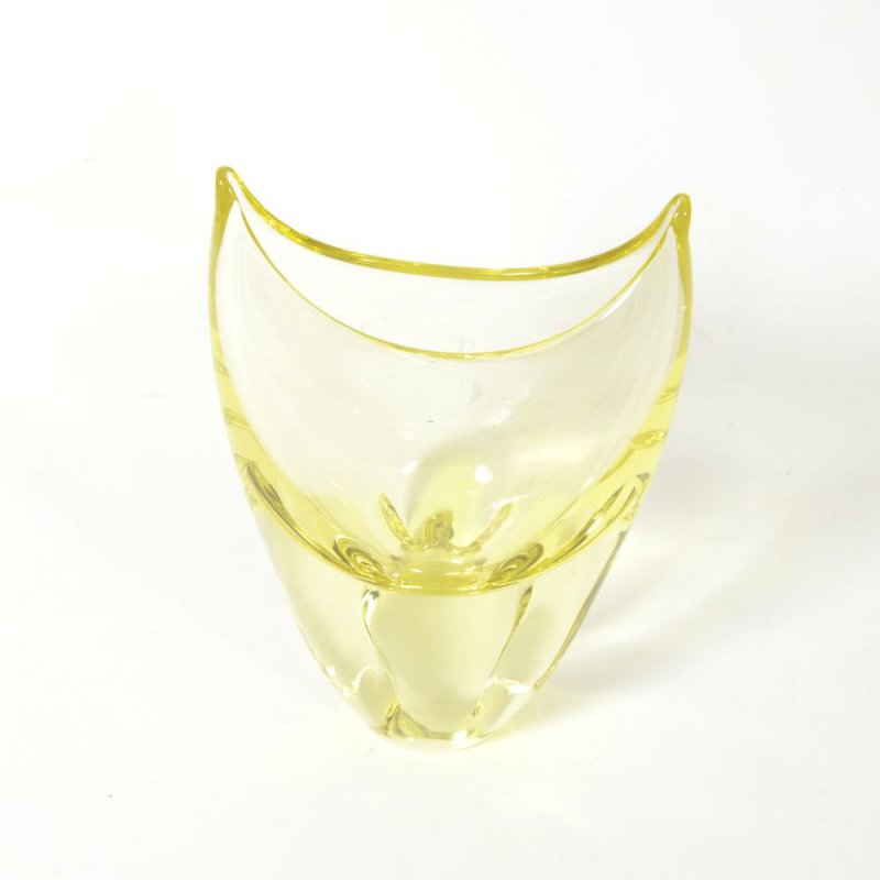 Free-blown glass vase