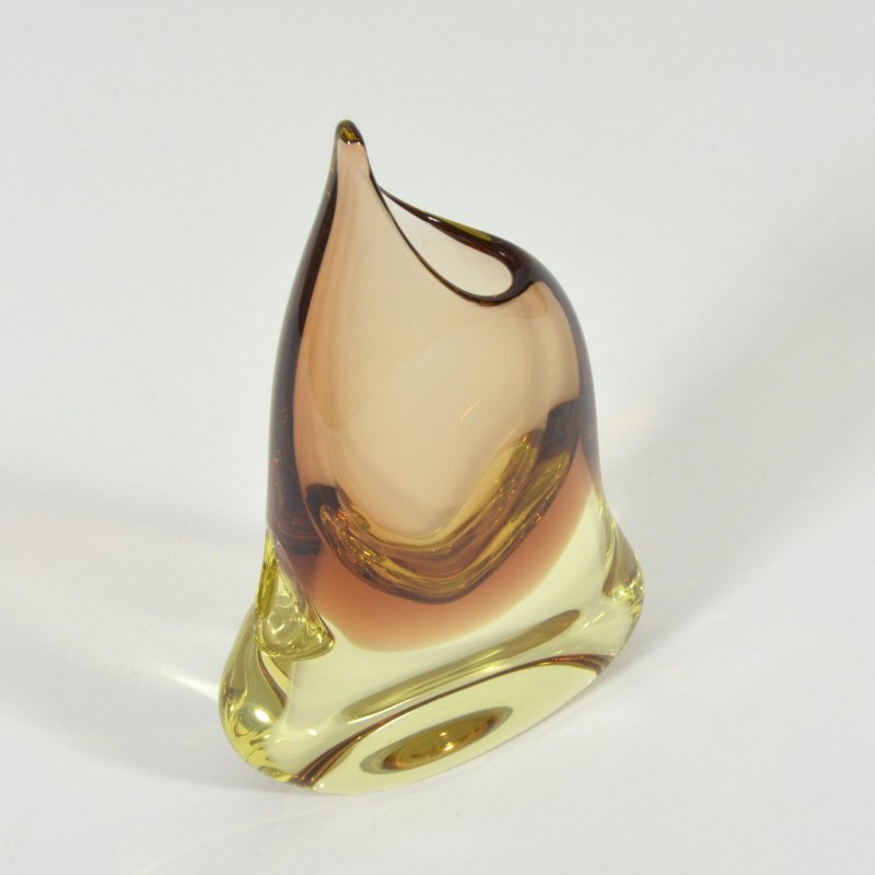 Blown glass vase