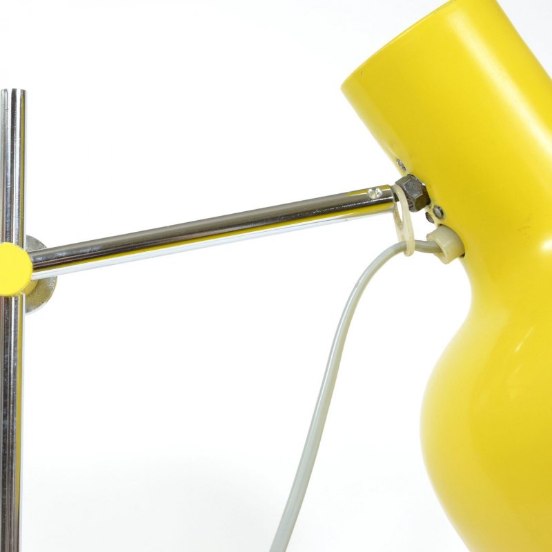 Big yellow table lamp