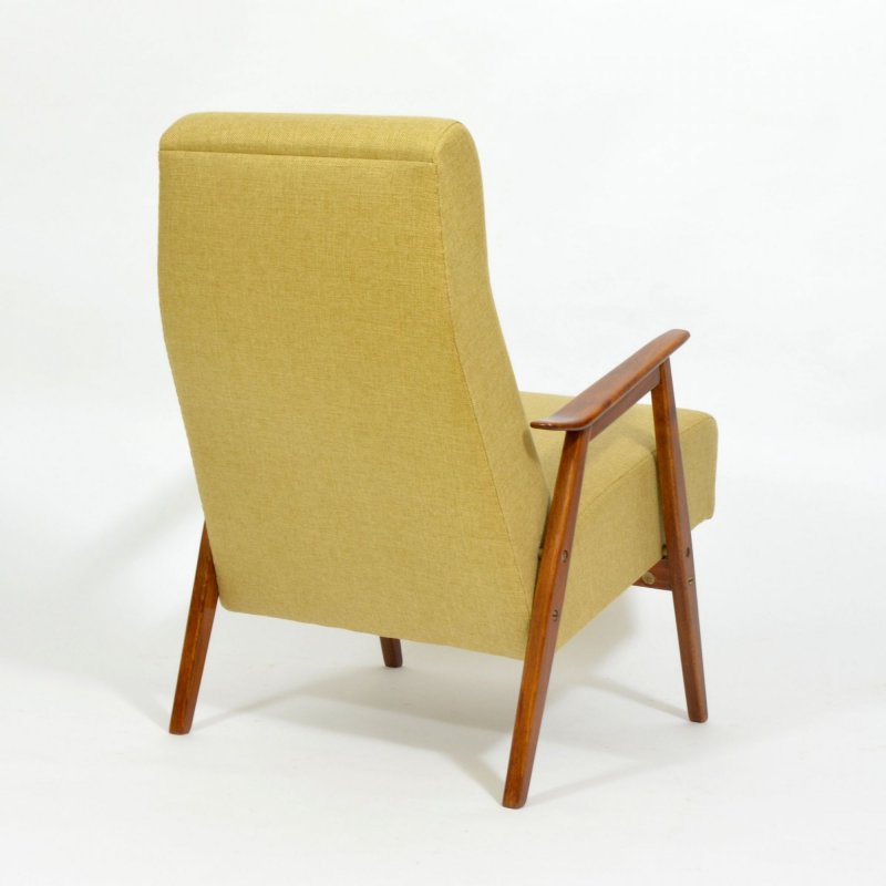 Vintage armchair in yellow