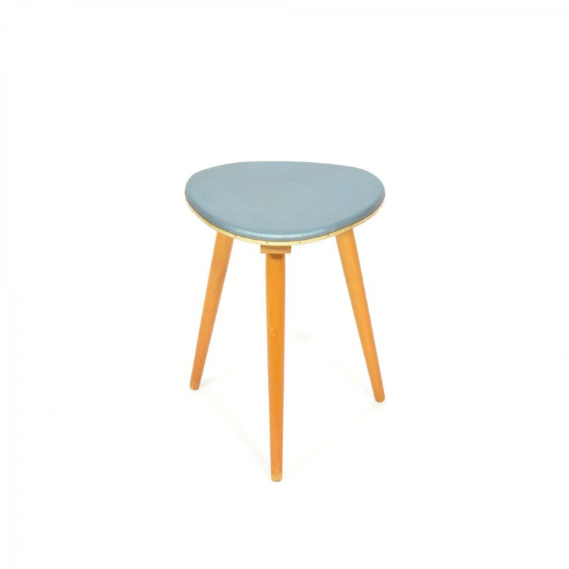 Grey tripod stool